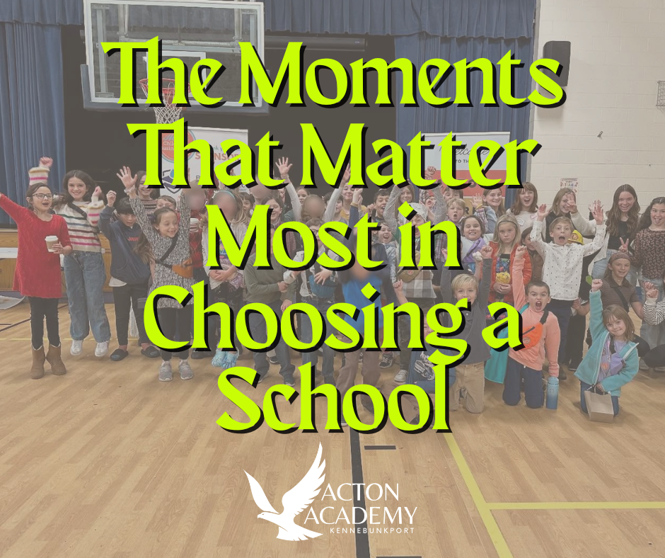 The Moments That Matter Most in Choosing a School