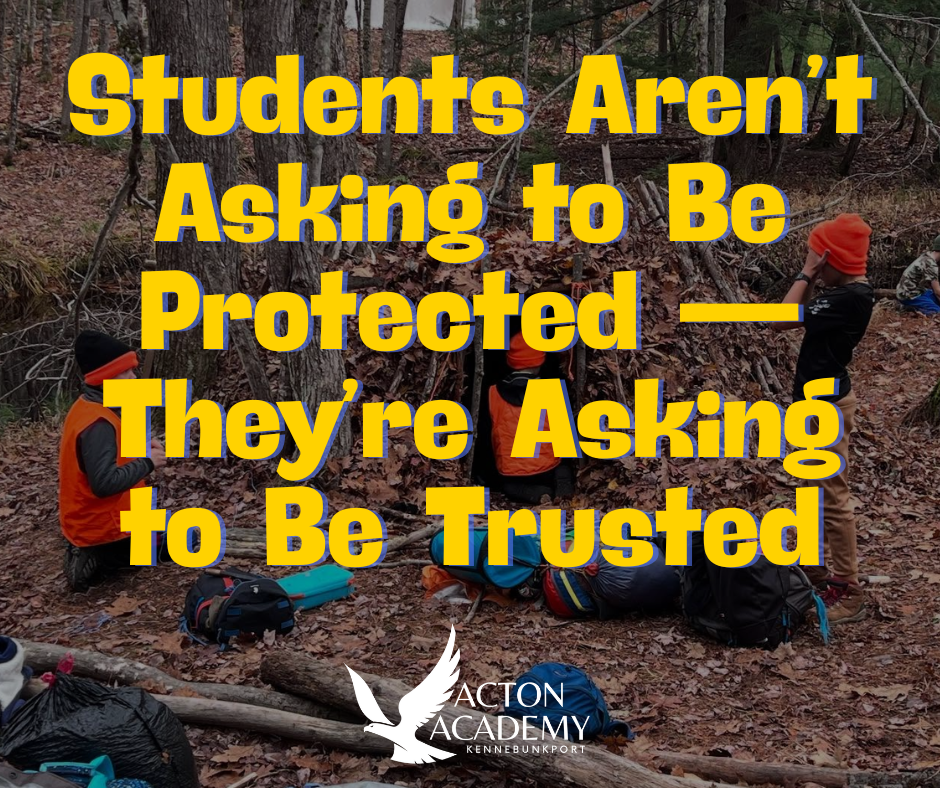Students Aren’t Asking to Be Protected — They’re Asking to Be Trusted