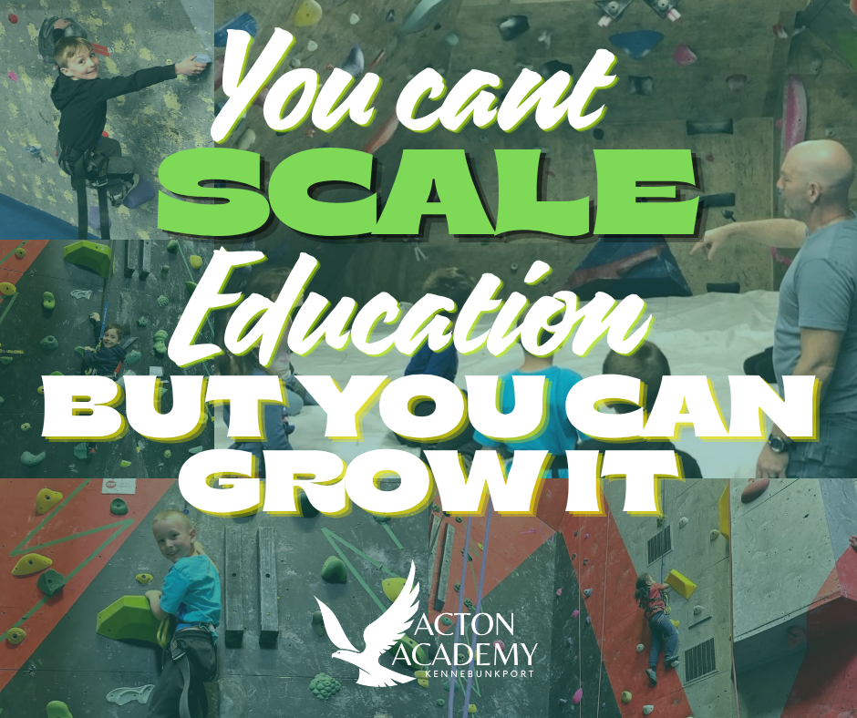 You Can’t “Scale” Education—But You Can Grow It